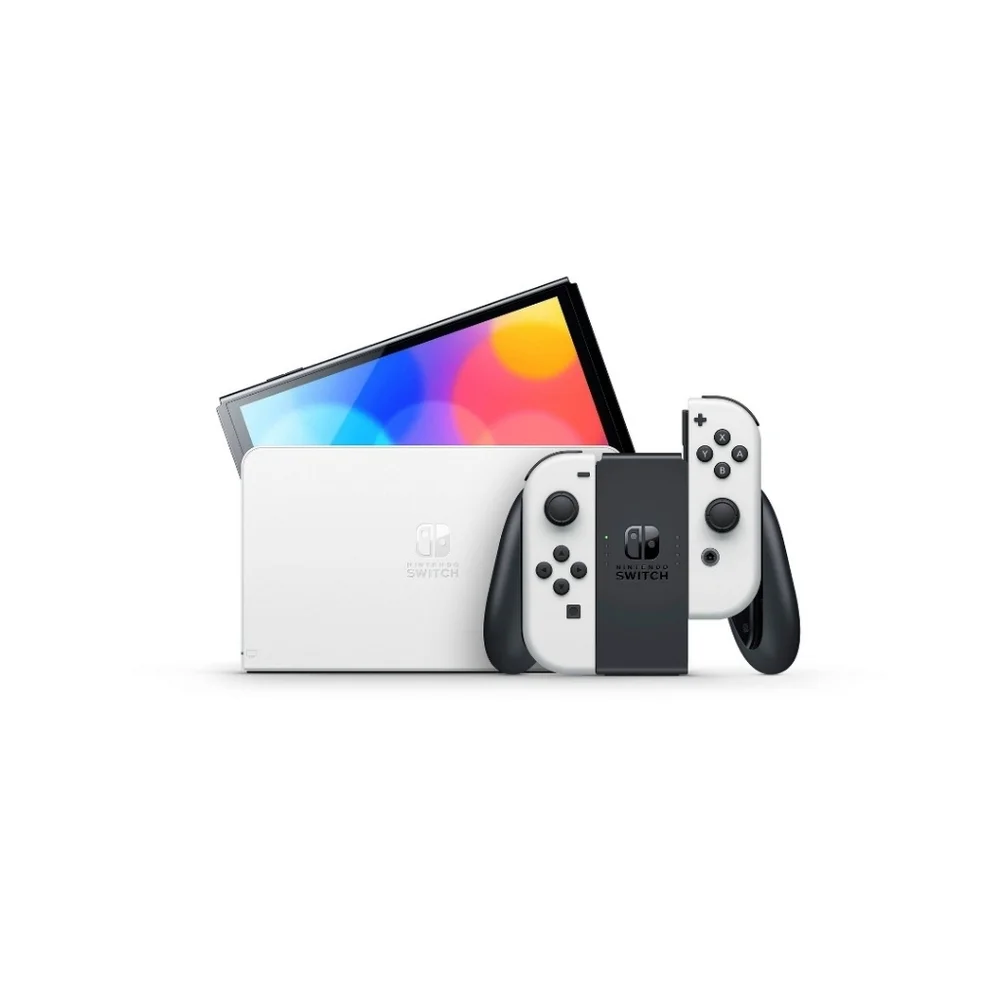 Nintendo Switch Console with Joy-Con Controllers - Black and White BUNDLE